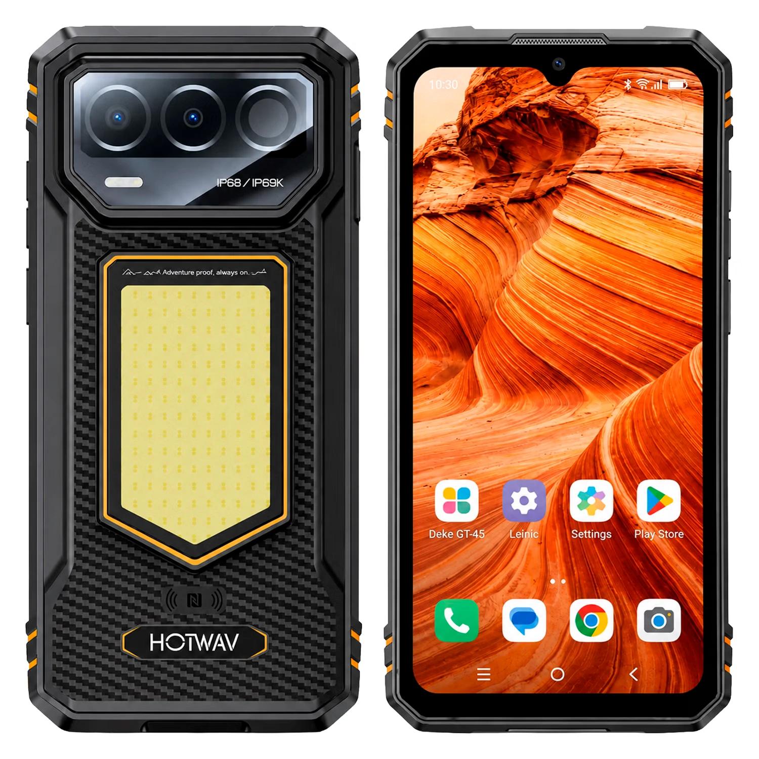 Smartphone Hotwav T8 128GB 4GB RAM Dual SIM NFC Pantalla 6.75" - Naranja - Imagen 4