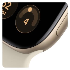 Apple Watch Series 12 MJED4LS/A Caixa Alumínio 42mm Dourado - Esportiva Areia S/M - Imagen 3