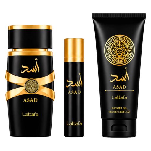 Alternative view of PERFUME LATTAFA KIT ASAD 100ML + 12ML + 50ML