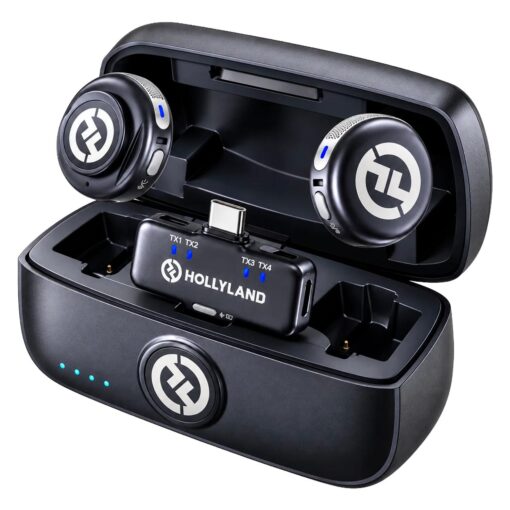 Alternative view of MICROFONE WIRELESS HOLLYLAND LARK M3 COMBO BLACK (2TX-1RX)