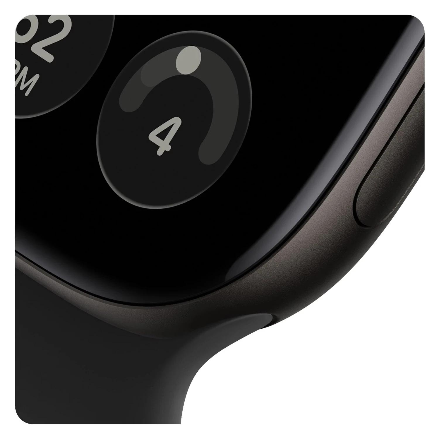 Apple Watch Series 12 MJEC4LS/A Caixa Alumínio 42mm Preto - Esportiva Preto M/L - Imagen 3