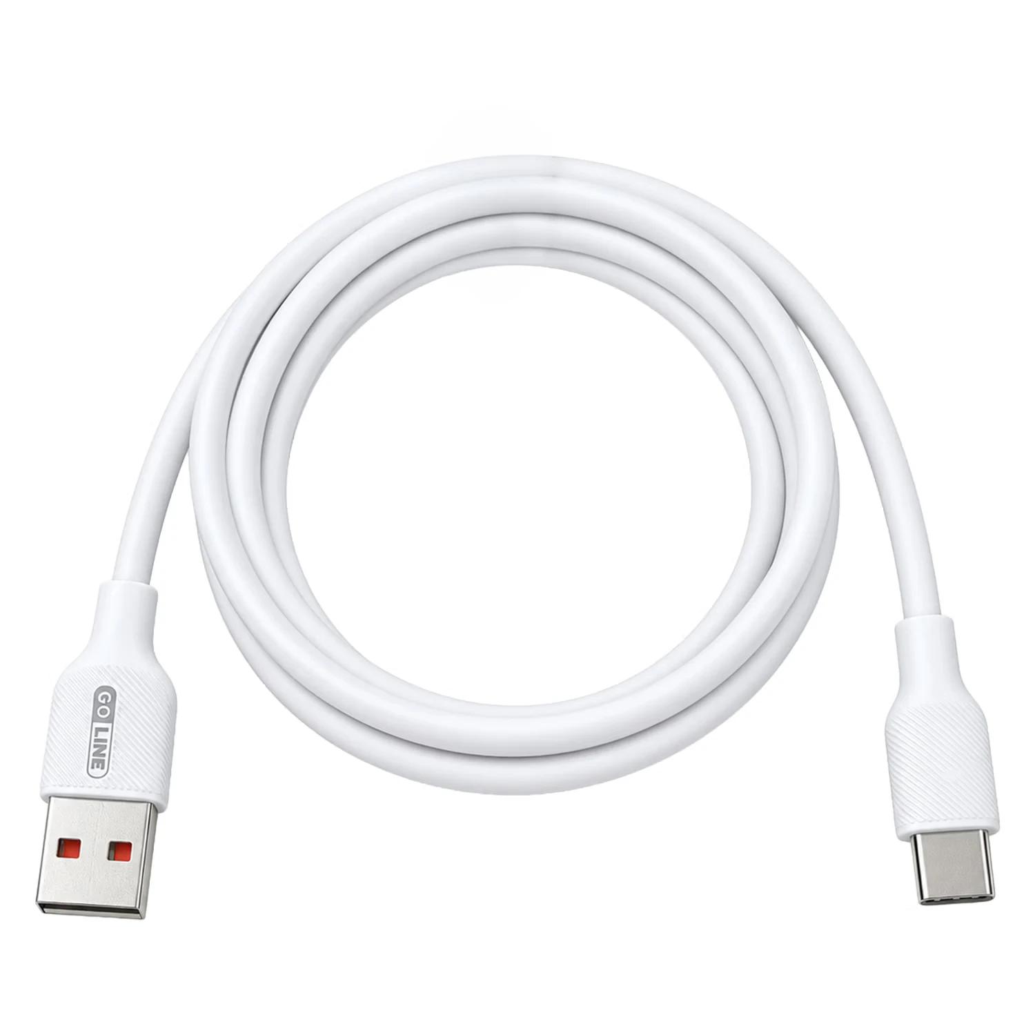 Cable Goline GL-CA100C100F-W USB-C Para USB-A 100W 1 Metro - Blanco - Imagen 3