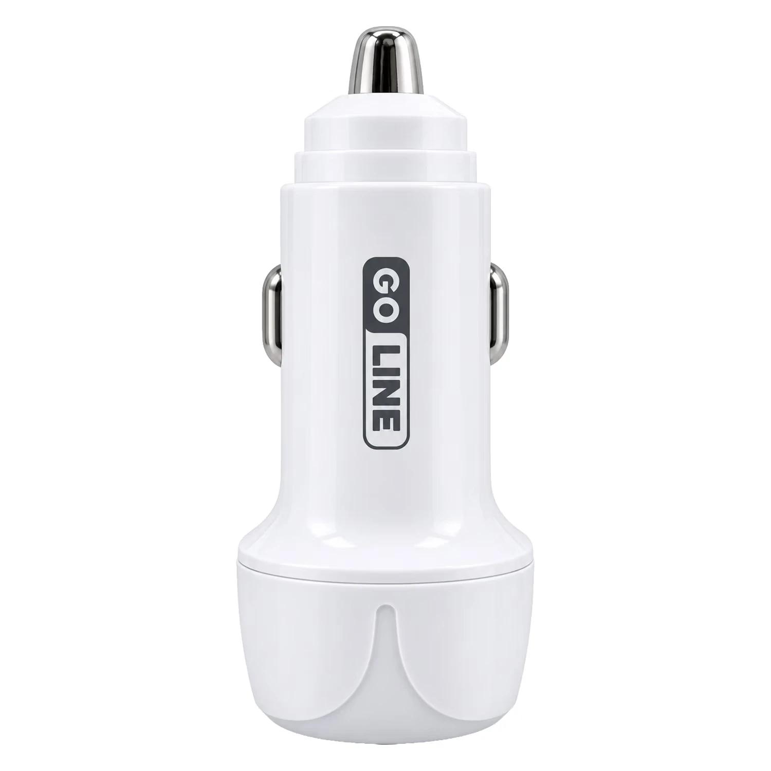 Alternative view of CARREG P/CARRO GOLINE GL-CAR20CA-W 20W FAST CHARGER USB-A+USB-C WHITE
