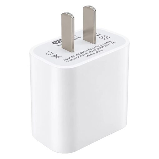Alternative view of CARREG P/TOMADA GOLINE 20W GL-PAC20-W QUICK CHARGER (TYPE-C) P/USA