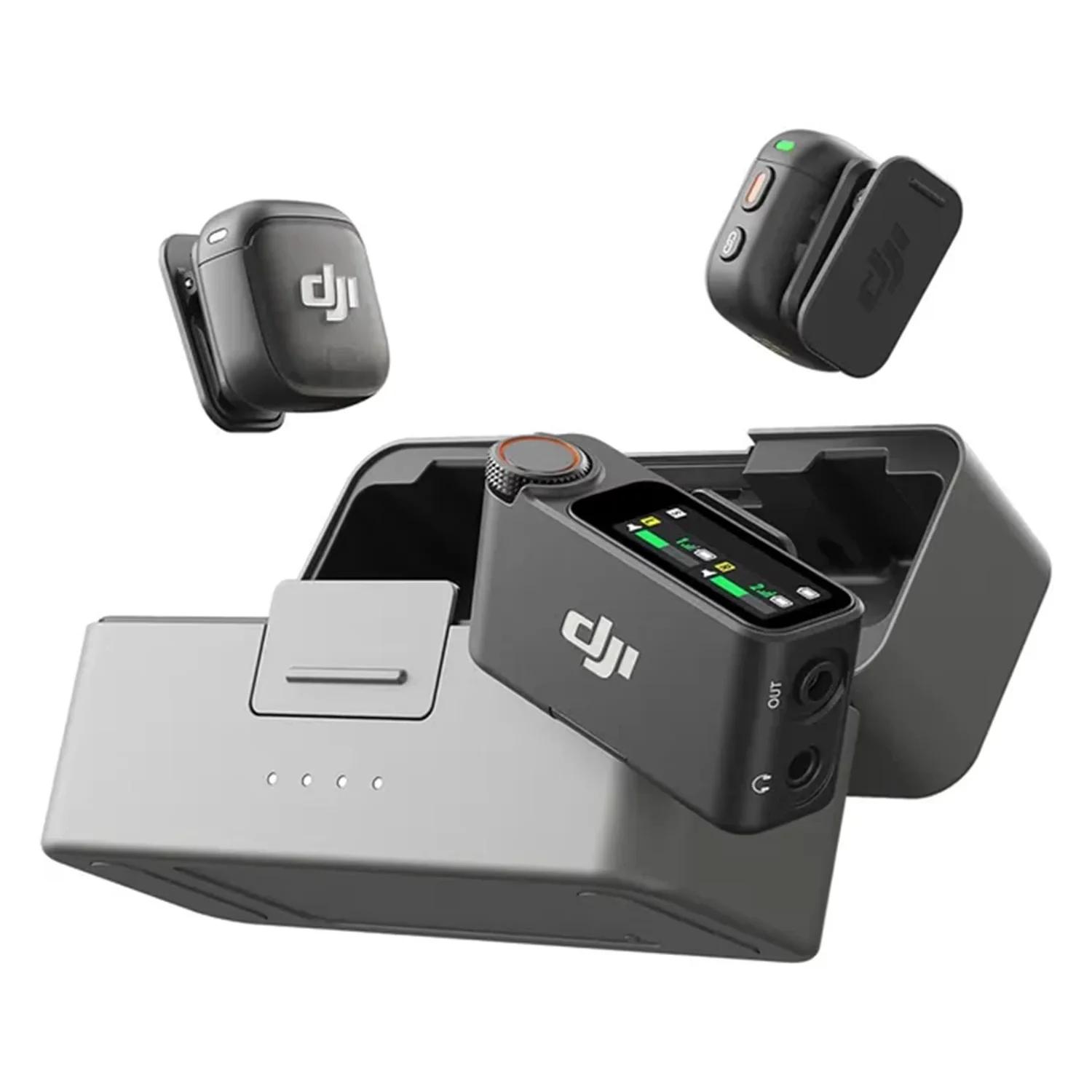 Microfone Lapela DJI Mic 3 Sem Fio para Smartphone - Preto (2TX + 1RX + CHARGING CASE) (Anatel) (SP) - Imagen 2
