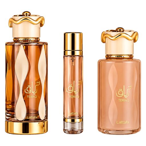 Alternative view of Kit Perfume Lattafa Teriaq Eau de Parfum Feminino 100ml + Perfume de Viagem 12ml + Hair Mist 50ml