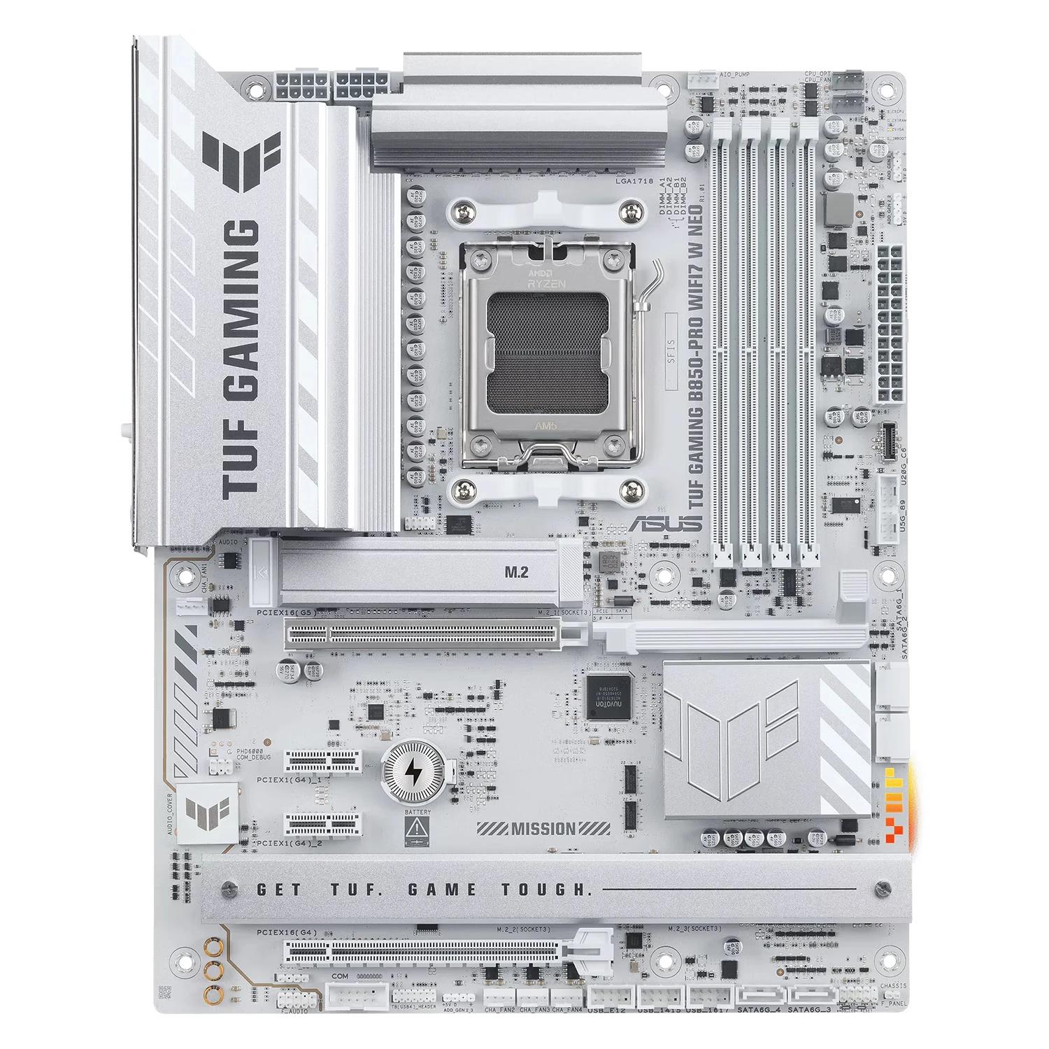 Placa Madre ASUS UF Gaming B850-PRO WIFI7 W NEO DDR5 Socket AM5 Chipset AMD B850 ATX - Imagen 2