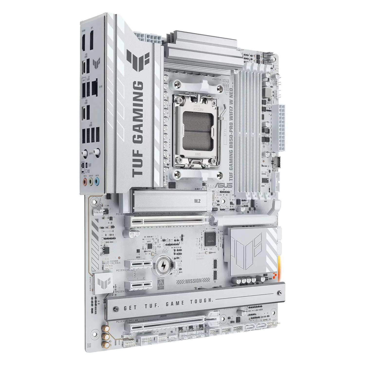 Placa Madre ASUS UF Gaming B850-PRO WIFI7 W NEO DDR5 Socket AM5 Chipset AMD B850 ATX - Imagen 3