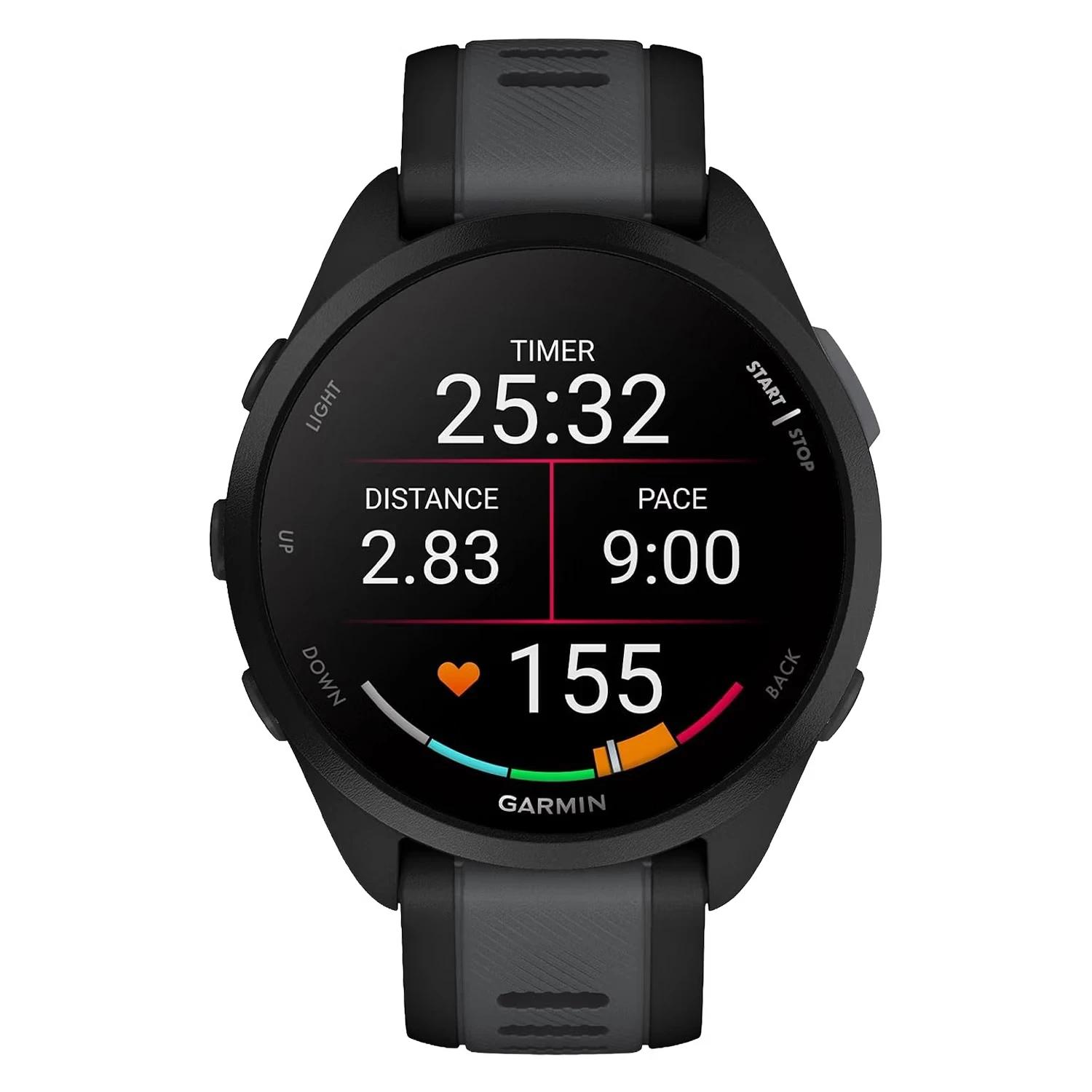 Smartwatch Garmin Forerunner 165 010-02863-AO - Negro Y Gris - Imagen 2
