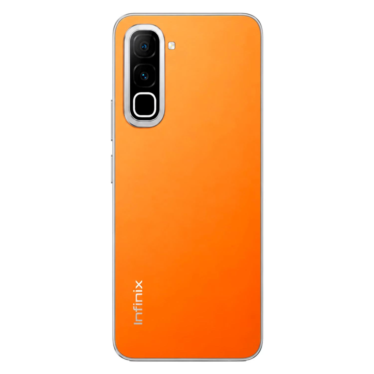 Smartphone Infinix Hot 70 X6895 256GB 4GB RAM Dual SIM NFC Tela 6.78" - Laranja - Imagen 3