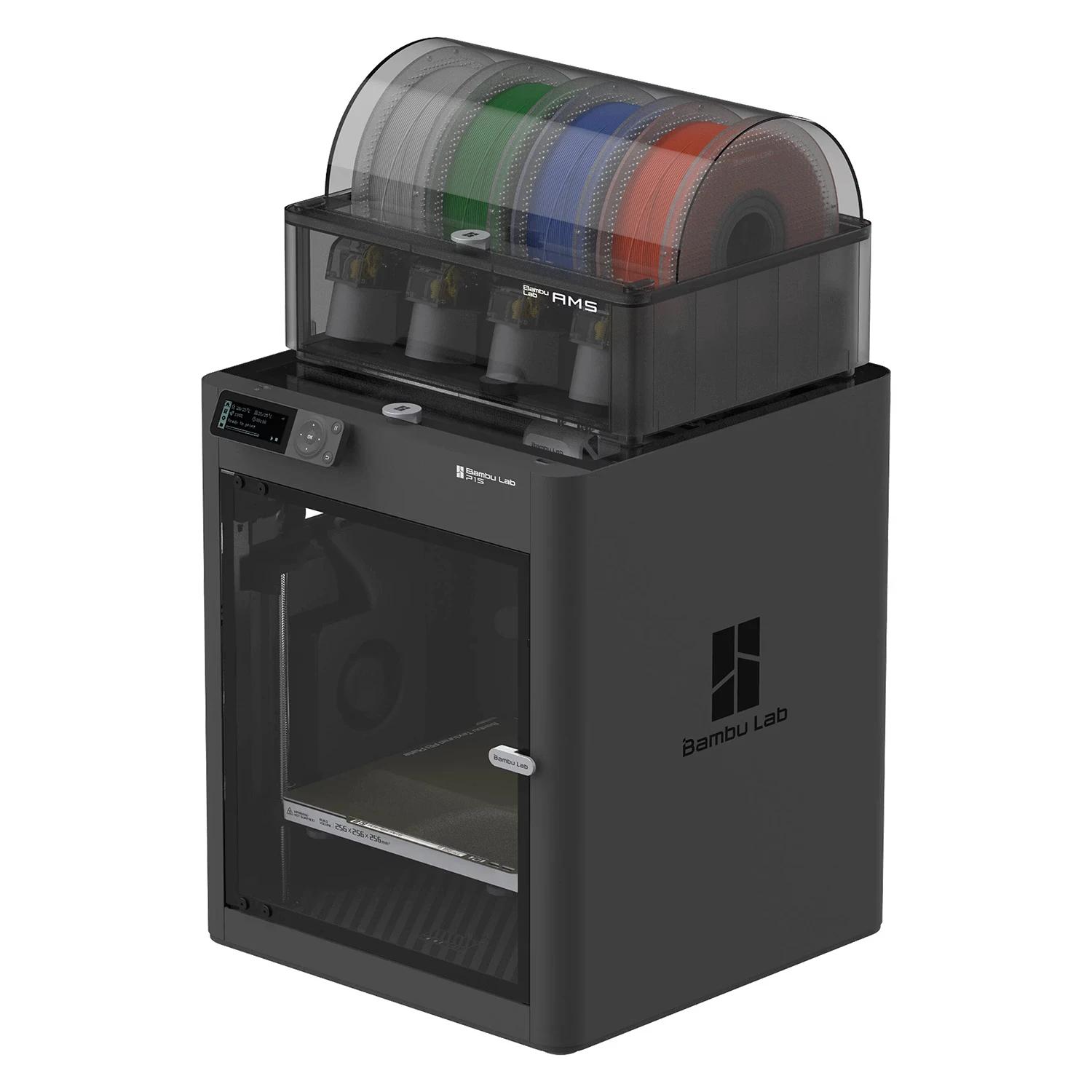 IMP 3D Bambú LAB P1S COMBO AMS MULTICOLOR 500MM/S PF001-U+SA001 BI-VOL - Imagen 3