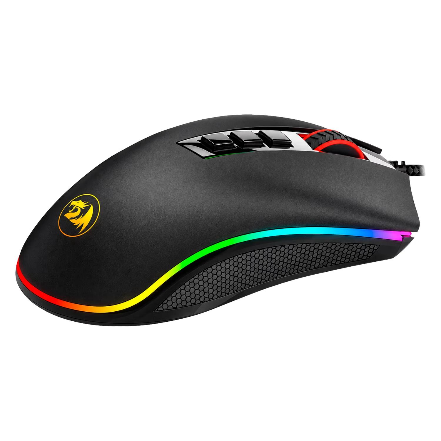 MOUSE REDRAGON M711 V1 COBRA RGB 10000DPI - Imagen 3