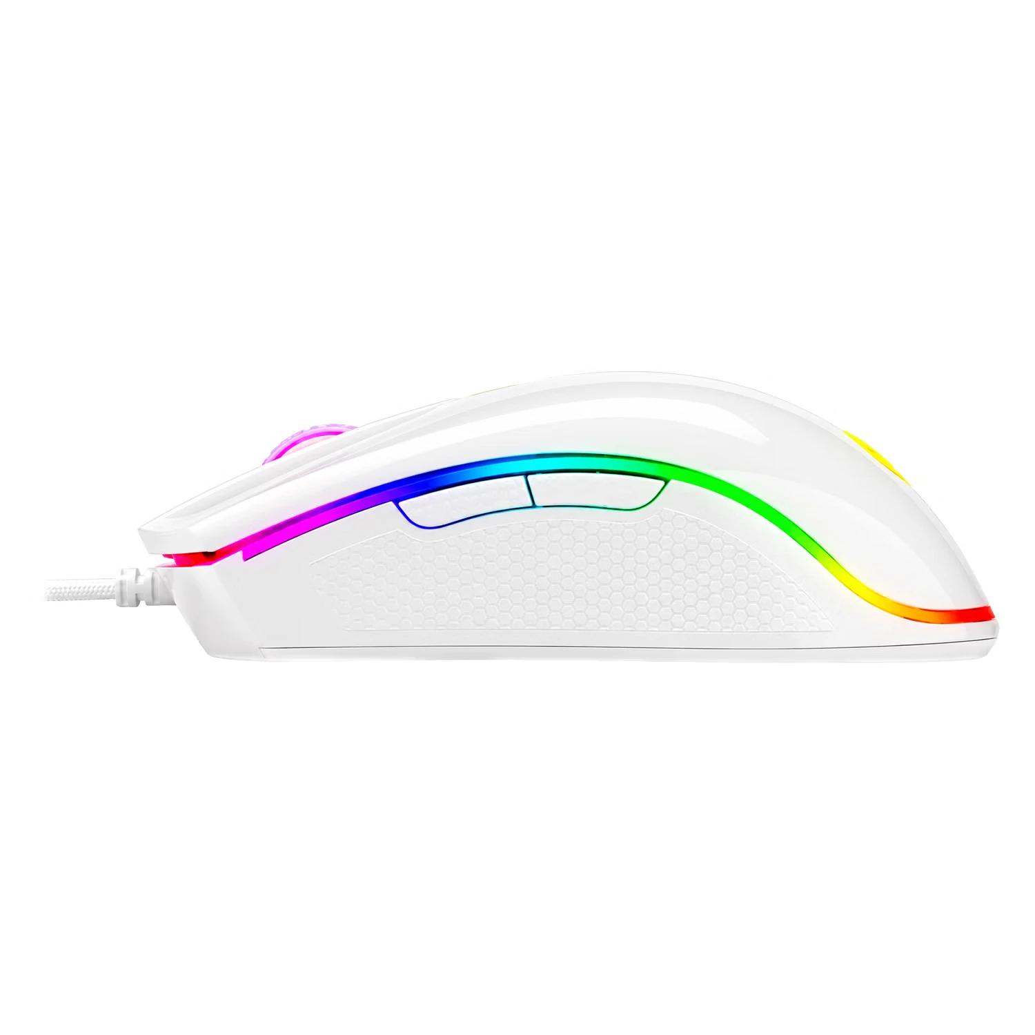 Mouse Gamer Redragon Cobra M711W RGB 10000 DPI USB - Blanco - Imagen 4