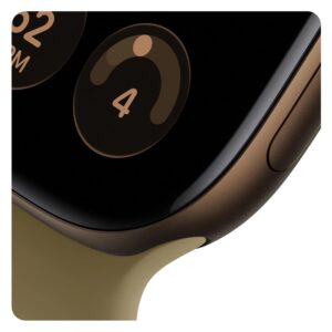 Apple Watch Series 12 MJEU4LS/A Caixa Alumínio 46mm Bronze Escuro - Esportiva Oliva M/L - Imagen 3