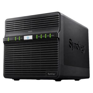 Servidor NAS Synology Disktation DS423 DDR4 Realtek RTD1619B 4 Baias - Negro