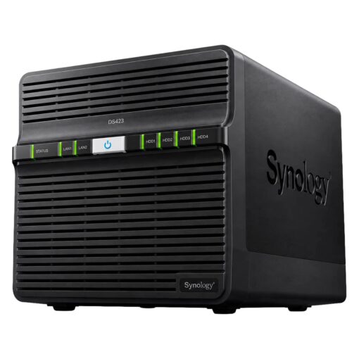 Servidor NAS Synology Disktation DS423 DDR4 Realtek RTD1619B 4 Baias - Negro
