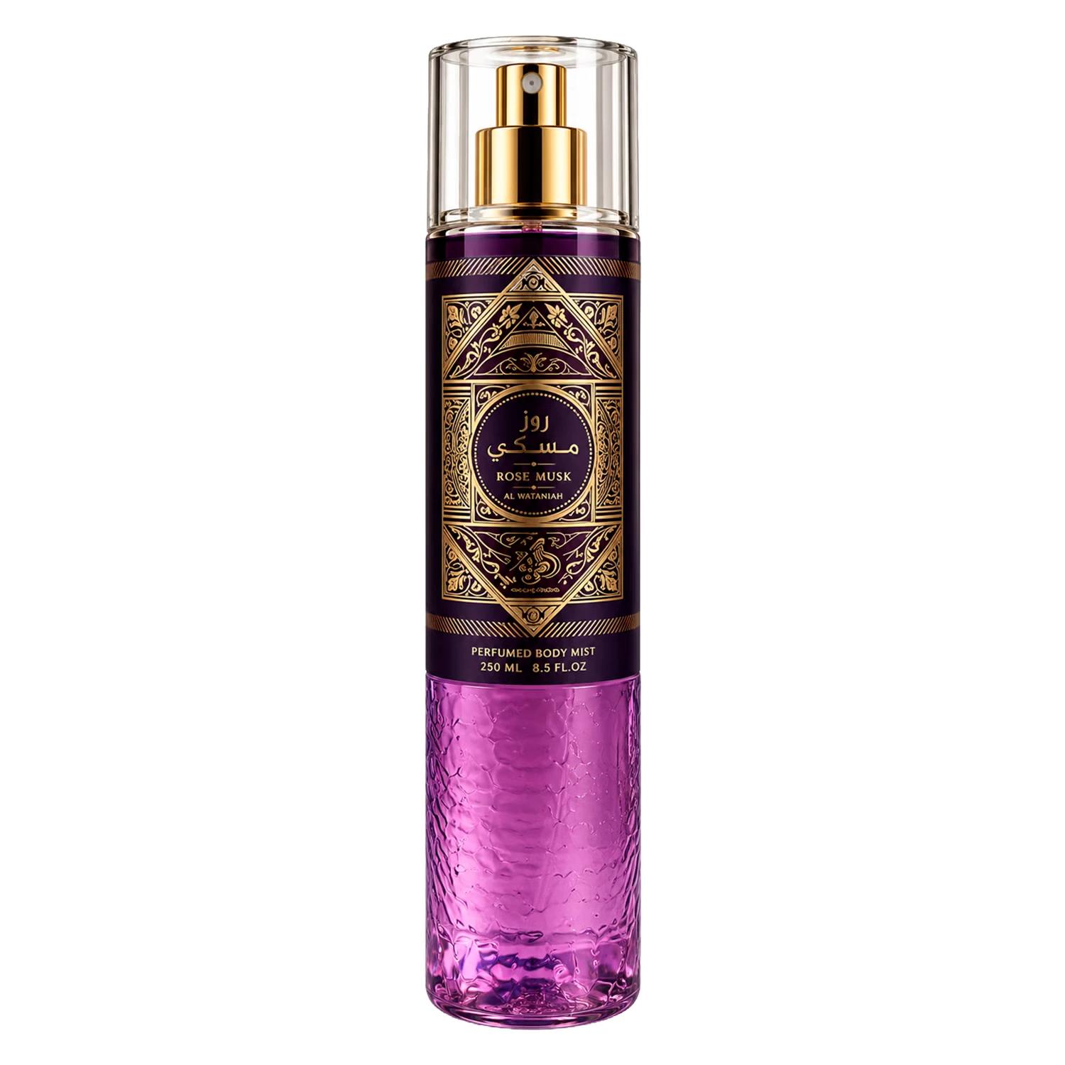 Body Splash Al Wataniah Rose Mystery Intense Feminino 250ml