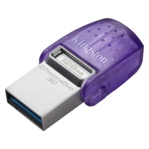 Pendrive Kingston DataTraveler MicroDuo 3C USB 3.2 Y Type-C - Morado DTDUO3CG3/128GB - Imagen 3