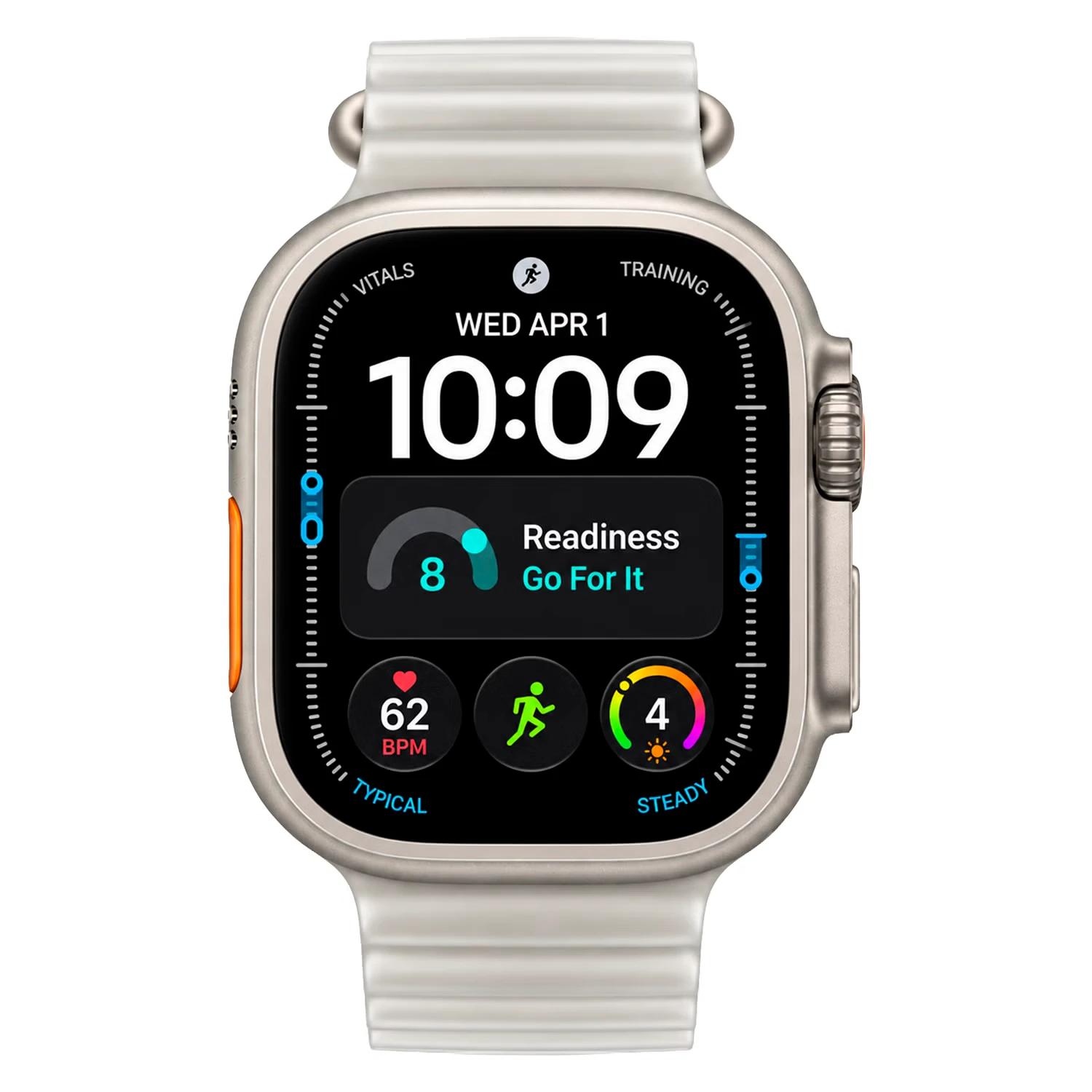 Apple Watch Ultra 4 MJAD4LS/A Cellular + GPS Caixa de Titânio Natural 49mm - Oceano Cinza Translúcido - Imagen 2