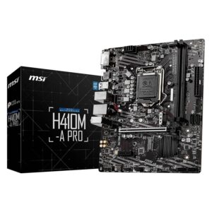 Placa Madre MSI H410M-A PRO DDR4 Socket LGA 1200 Chipset Intel H410 Micro ATX
