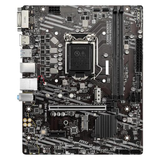Alternative view of Placa Madre MSI H410M-A PRO DDR4 Socket LGA 1200 Chipset Intel H410 Micro ATX