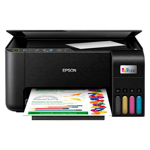 Impresora Multifuncional Epson EcoTank L3206 3 En 1 Bivolt - Negro