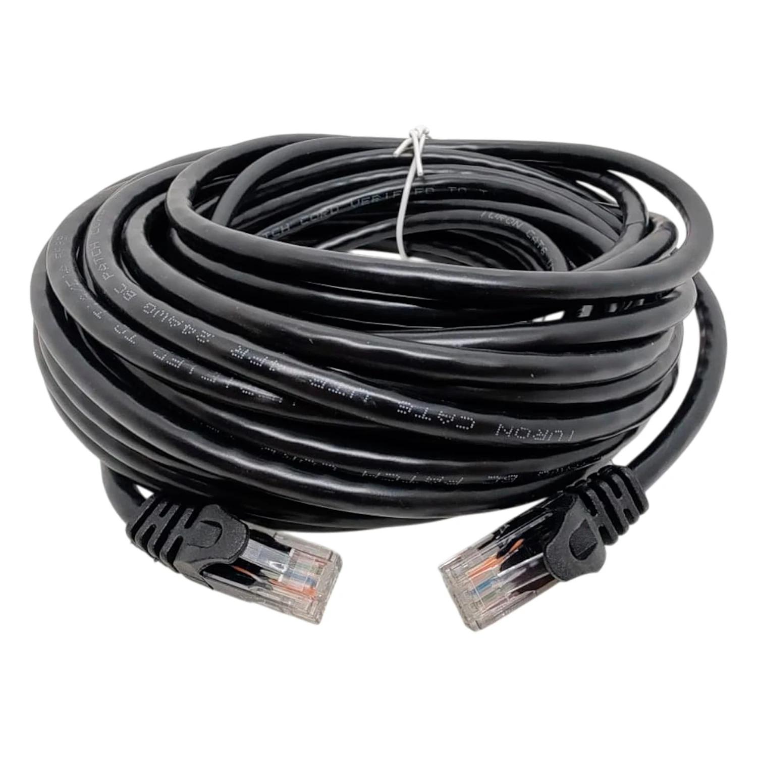 Cable De Red Iuron CAT6 UTP 100 Metros - Negro