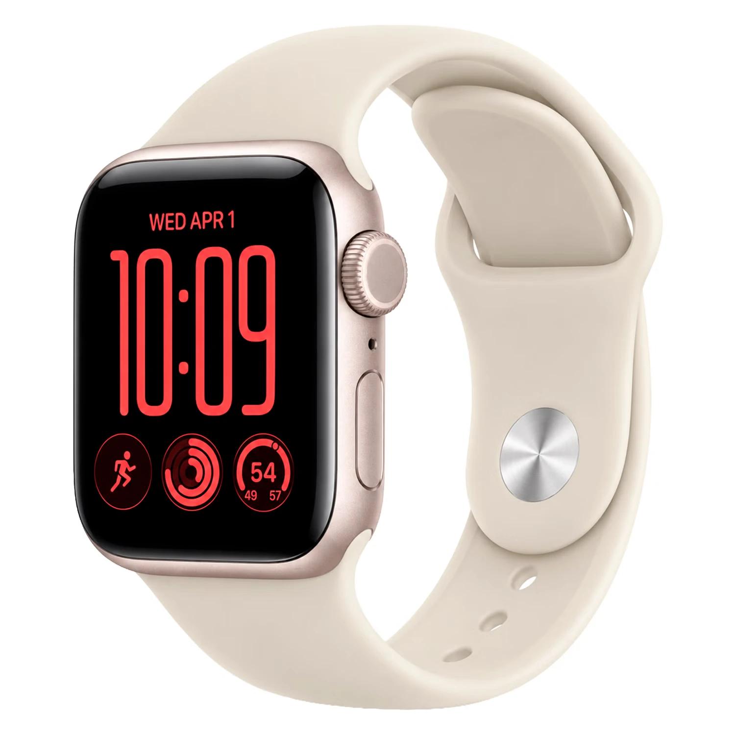 APPLE WATCH SE 3 GPS 40MM MJKR4LS/A STARLIGHT SPORT BAND S/M *2026*