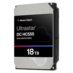 HD Western Digital Ultrastar DC HC555 18TB 3.5" SATA 3 7200PRM - WUH722018CLE6L4 - Imagen 3