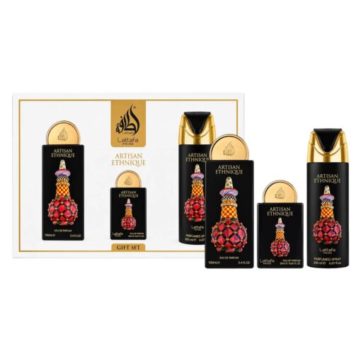 PERFUME LATTAFA KIT ARTISAN ETHNIQUE 3PCS