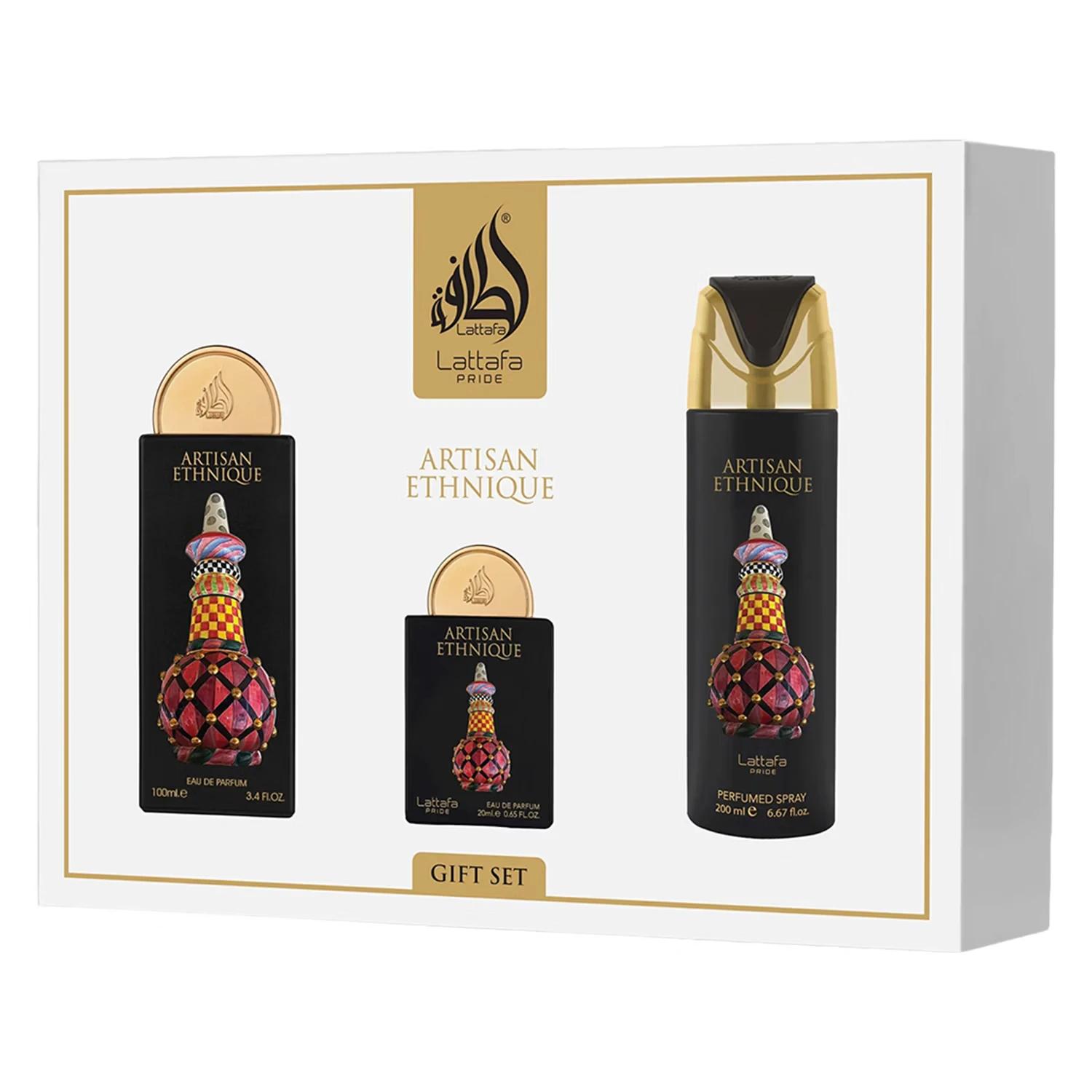 PERFUME LATTAFA KIT ARTISAN ETHNIQUE 3PCS - Imagen 3