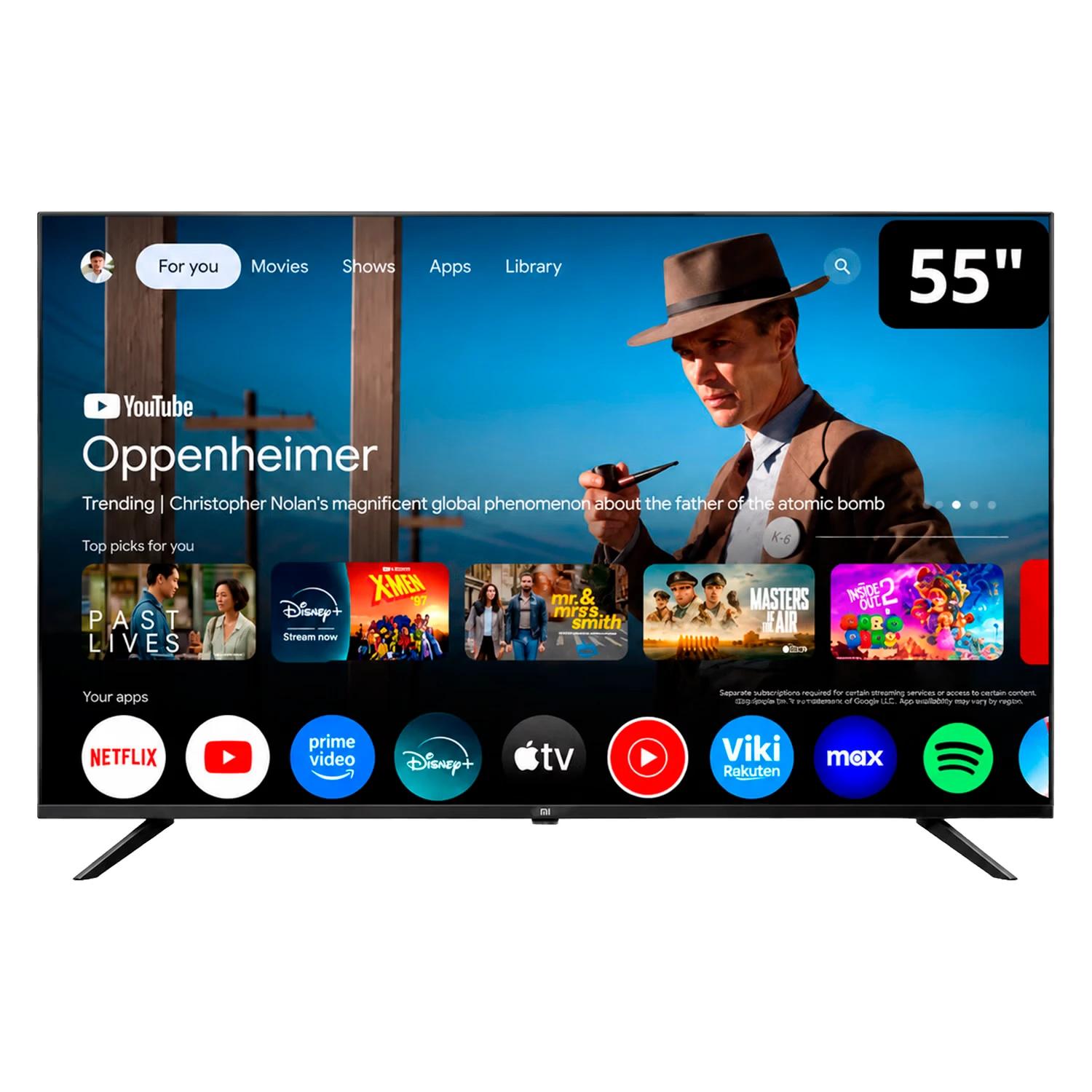 Smart TV JVC 55KM768 55" 4K Ultra HD QLED Google TV - Negro