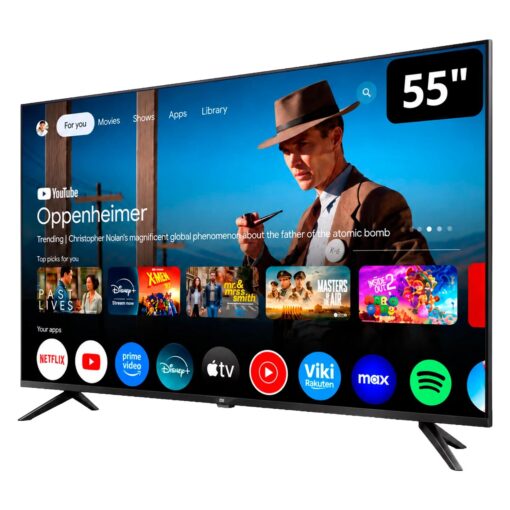 Alternative view of Smart TV JVC 55KM768 55" 4K Ultra HD QLED Google TV - Negro