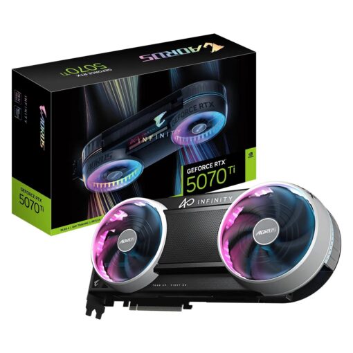 Placa De Video Gigabyte Infinity NVIDIA GeForce RTX-5070Ti 16GB GDDR7 - GV-N507TAORUS IF-16