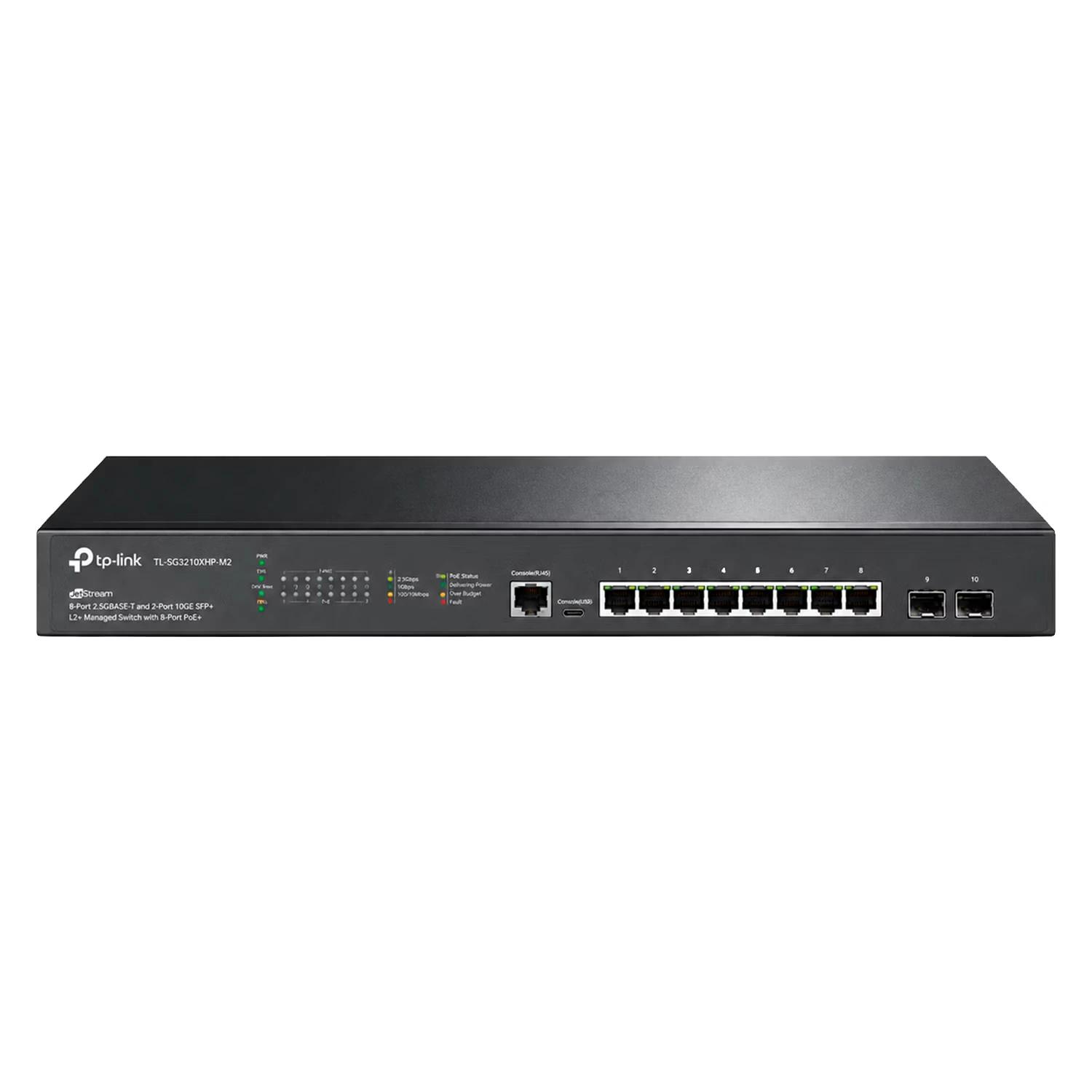 TP-LINK HUB-SWITCH 08P TL-SG3210XHP-M2 10GE 2.5 BASET POE+