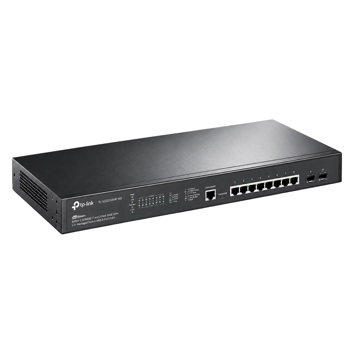 TP-LINK HUB-SWITCH 08P TL-SG3210XHP-M2 10GE 2.5 BASET POE+ - Imagen 2