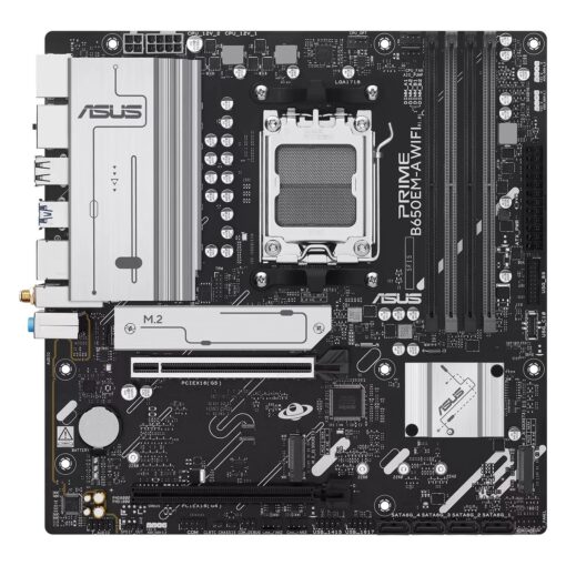 Alternative view of Placa Madre ASUS Prime B650EM-A WiFi DDR5 Socket AM5 Chipset AMD B650 Micro ATX