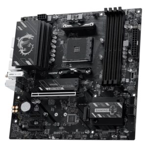 Placa Madre MSI B550M Gaming Plus WiFi6E DDR4 Socket AM4 Chipset AMD B550 Micro ATX - Imagen 2