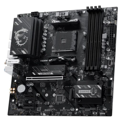 Alternative view of Placa Madre MSI B550M Gaming Plus WiFi6E DDR4 Socket AM4 Chipset AMD B550 Micro ATX