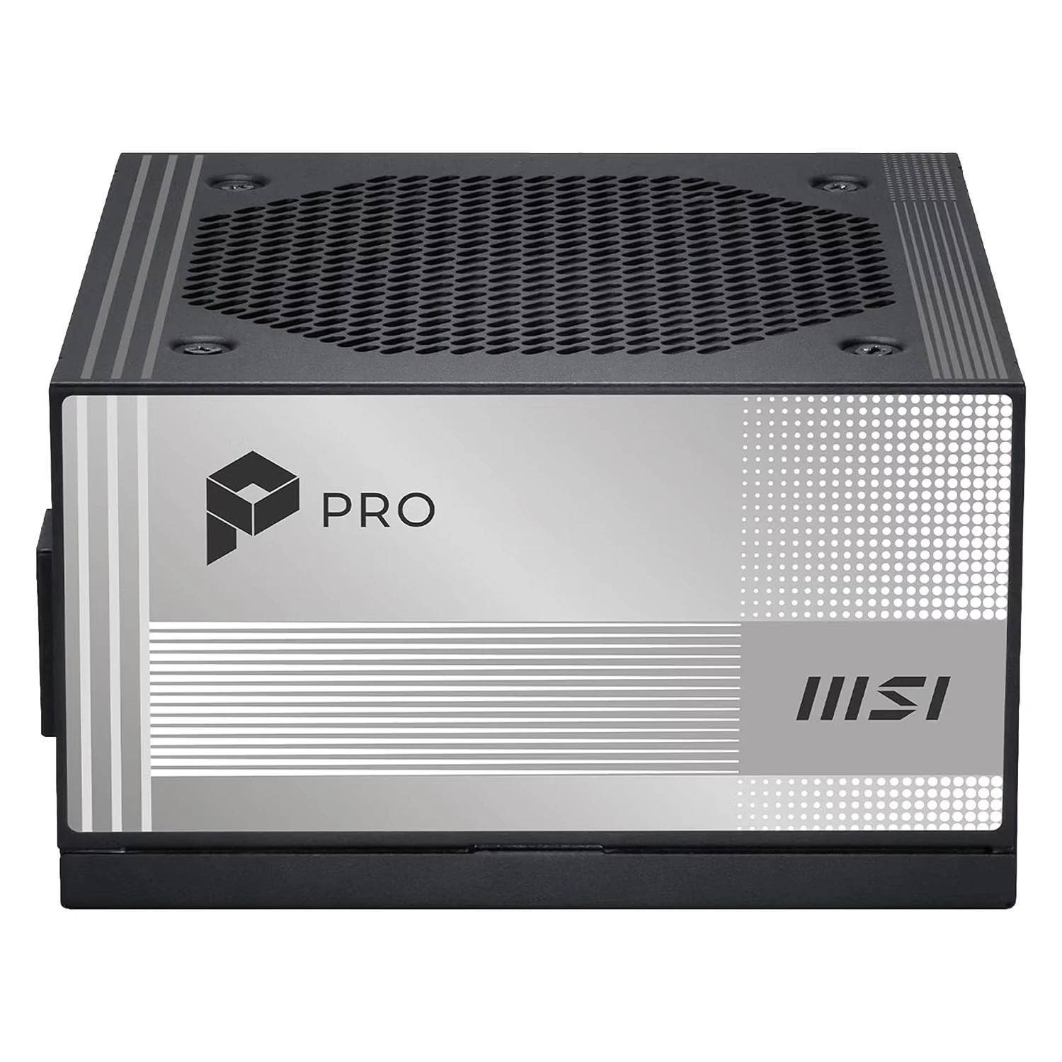 FONTE ATX 850W 80PLUS PLATINUM MSI PRO A850PL 306-7ZPLY12-HD8 - Imagen 2