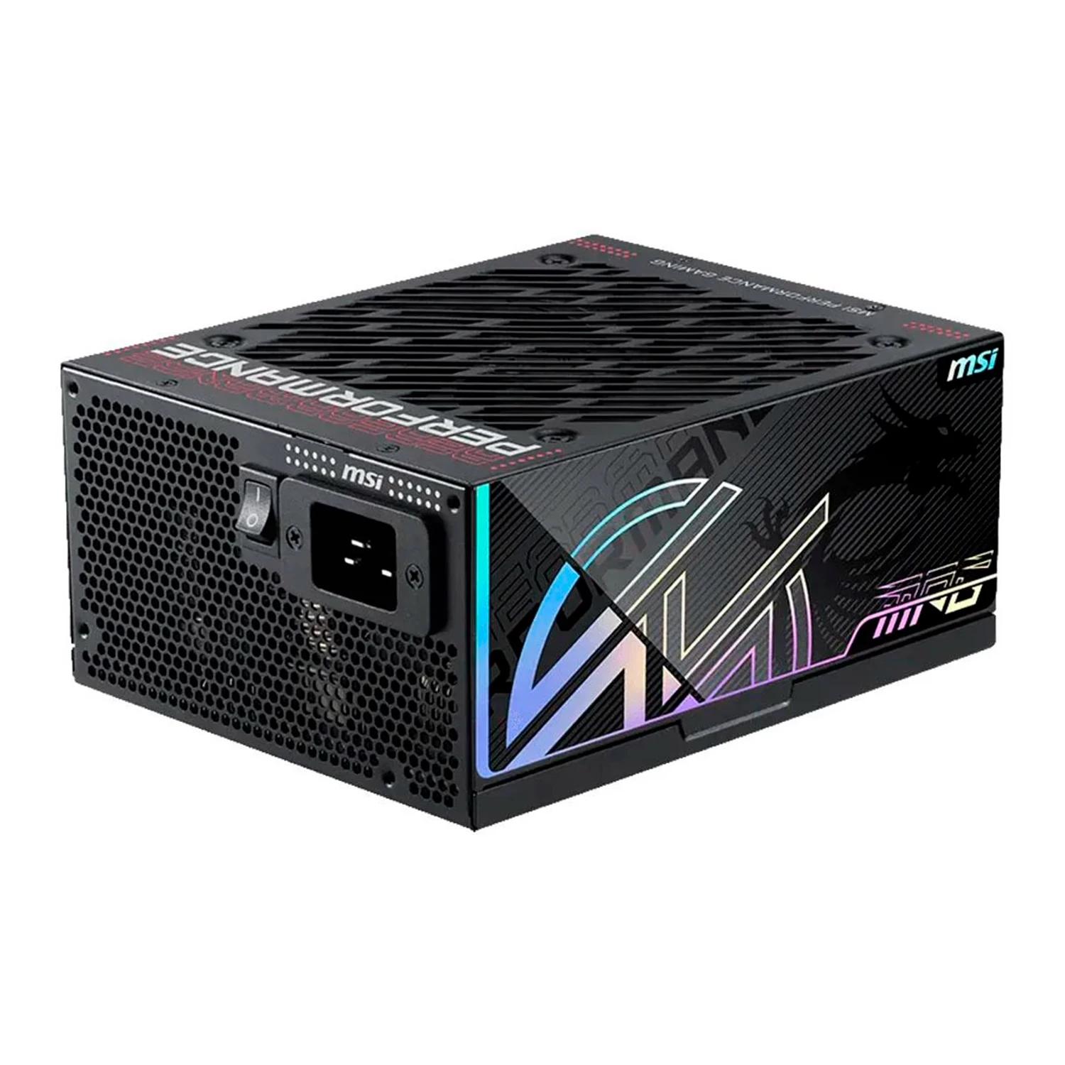 FONTE ATX 1300W 80PLUS TITANIUM MSI AI1300TS 306-7ZPUB12-CE0 - Imagen 4