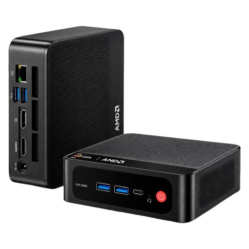 Mini PC Beelink SER5 Max AMD Ryzen 7-7735HS 500GB SSD 16GB RAM - Negro