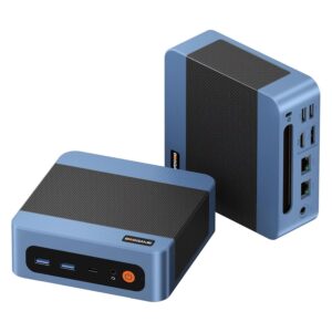 Mini PC BOSGAME E5 Plus AMD Ryzen 3-5400U 256GB SSD 8GB RAM - Azul