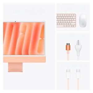 IMAC APPLE MWV83LL/A M4 16GB/256SSD/24" - ORANGE - Imagen 4