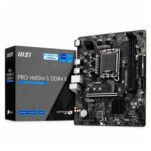 PLACA Madre (1700) H610 MSI PRO H610M-S PRO II 2XDDR4