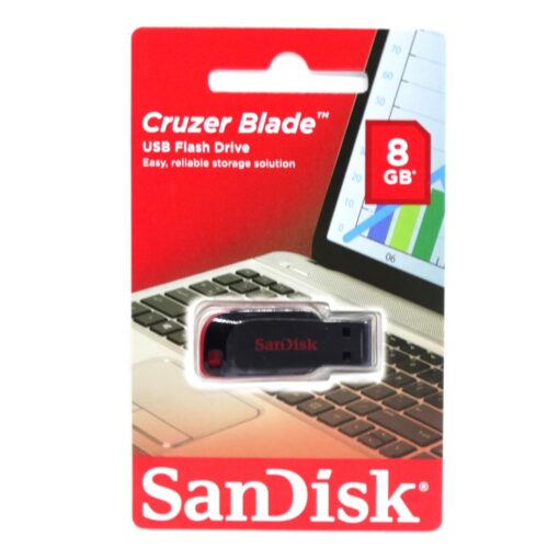 Alternative view of Unidad Flash Usb 2.0 Sandisk Z50 Cruzer Blade De 8 Gb Con Puerto Usb-a - Sdcz50-008g-b35