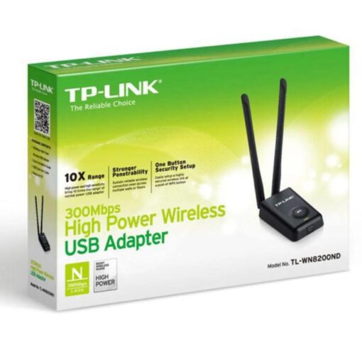 Alternative view of Adaptador Usb 2.4 Hz 300 Mbps Tp-link Tl-wn8200nd - Negro