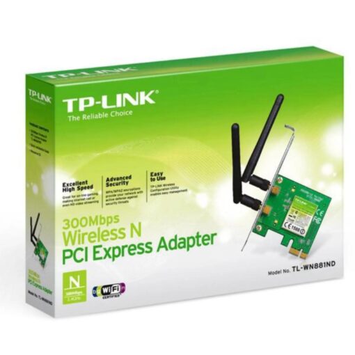 Alternative view of Adaptador Pci Express Tp-link Tl-wn881nd De 300 Mbps