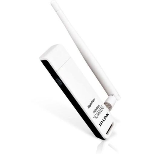 Adaptador Usb Tp-link Tl-wn722n De 150 Mbps, Color Blanco