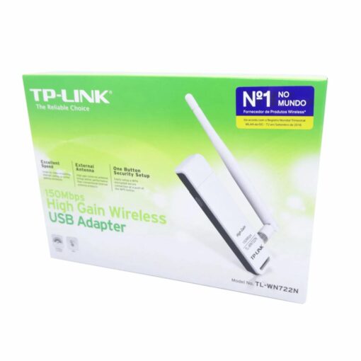 Alternative view of Adaptador Usb Tp-link Tl-wn722n De 150 Mbps, Color Blanco